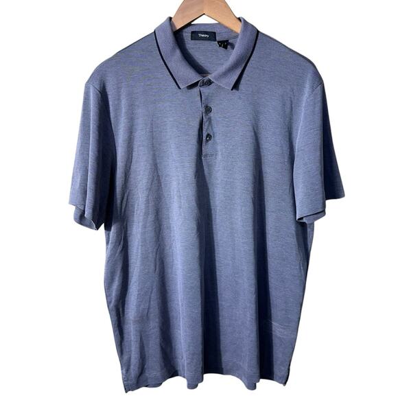 Theory Grey Men's Polo Size XL - Picture 1 of 6